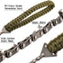 Pocket Chainsaw with Paracord Handle 36 Inches 16 Teeth Long Chain Hand Saw Fast Wood & Tree Cutting Emergency Survival Gear Best for Camping Back...